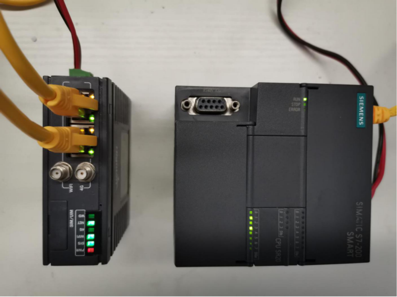 dcbox小金库(中国)智通网关连接plc示意图